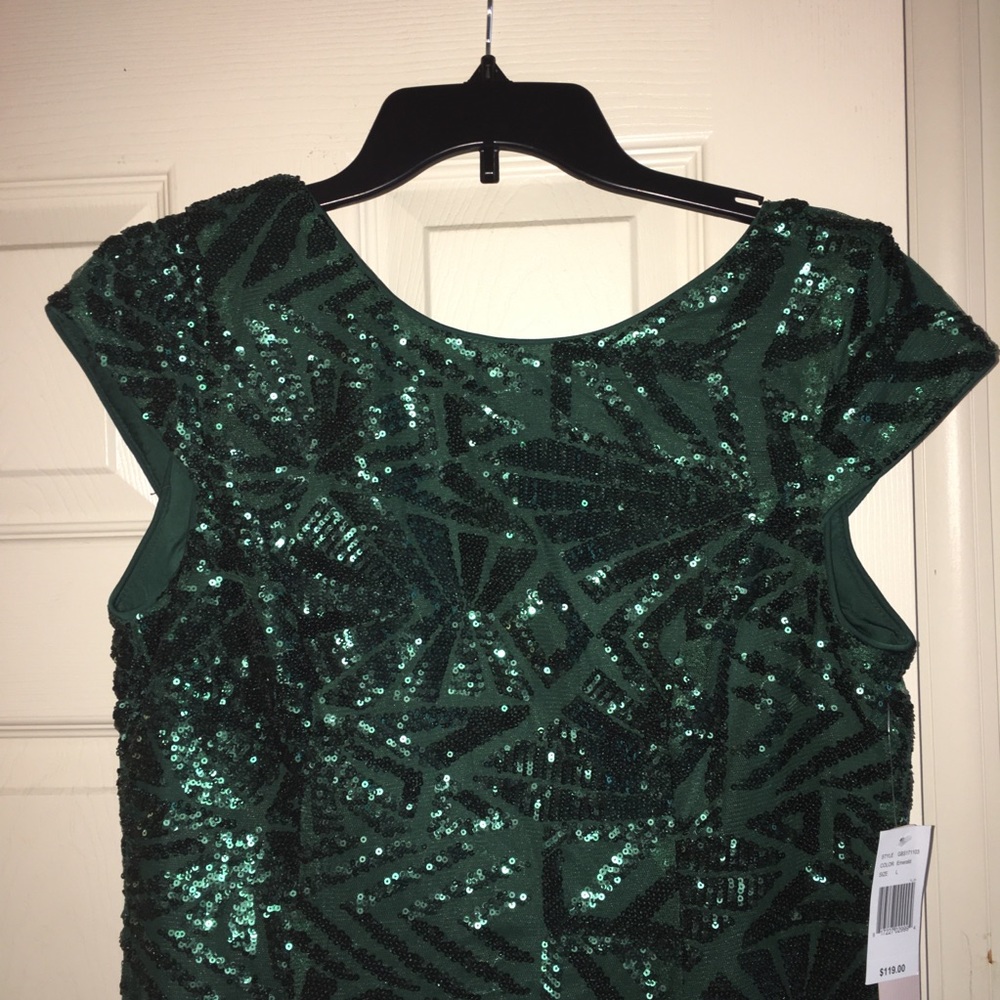 GB Women’s Emerald Green Sequined Dress